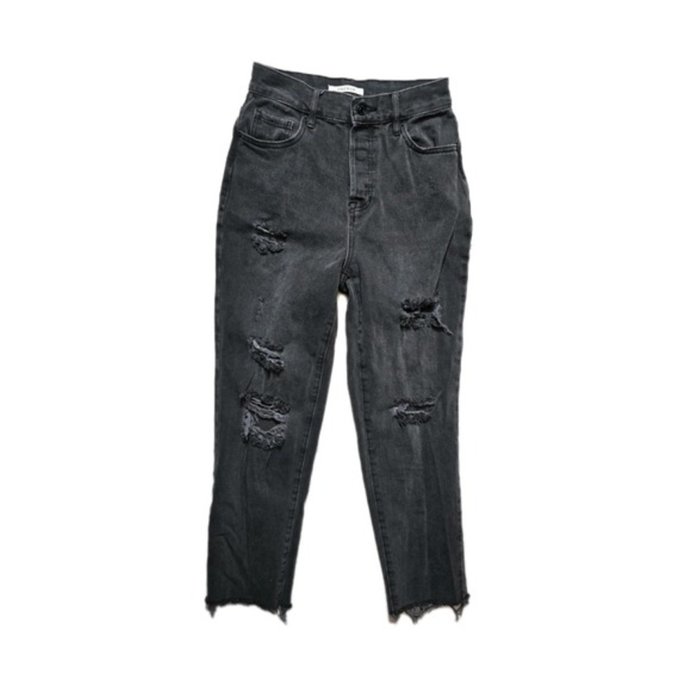 Pacsun Women's‎ Jeans 25 Distressed Black Hirise Straight